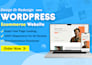 do design redesign or develop a modern wordpress website